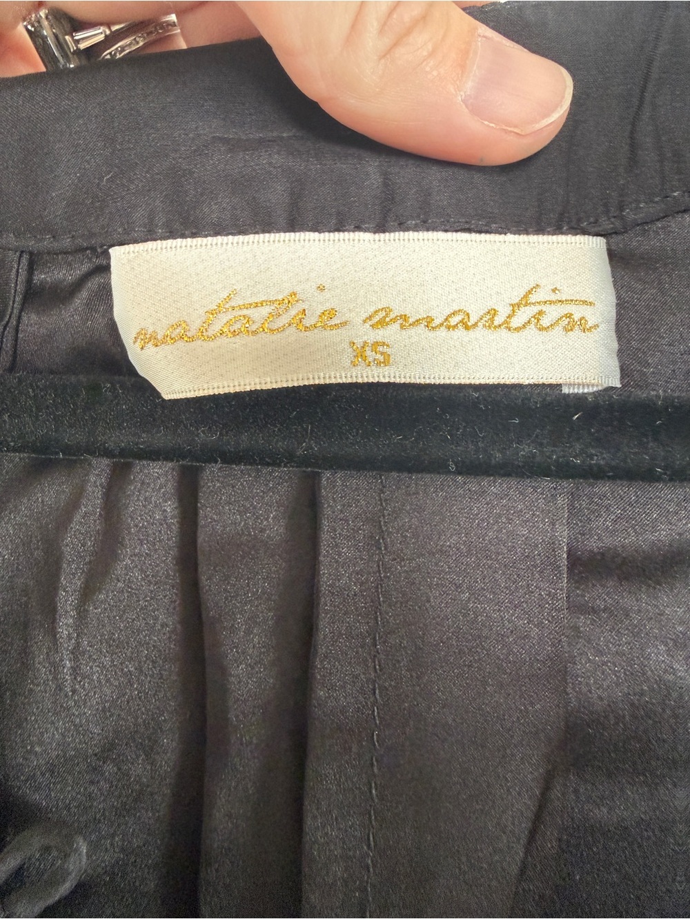 Natalie Martin Black Long Sleeve Dress